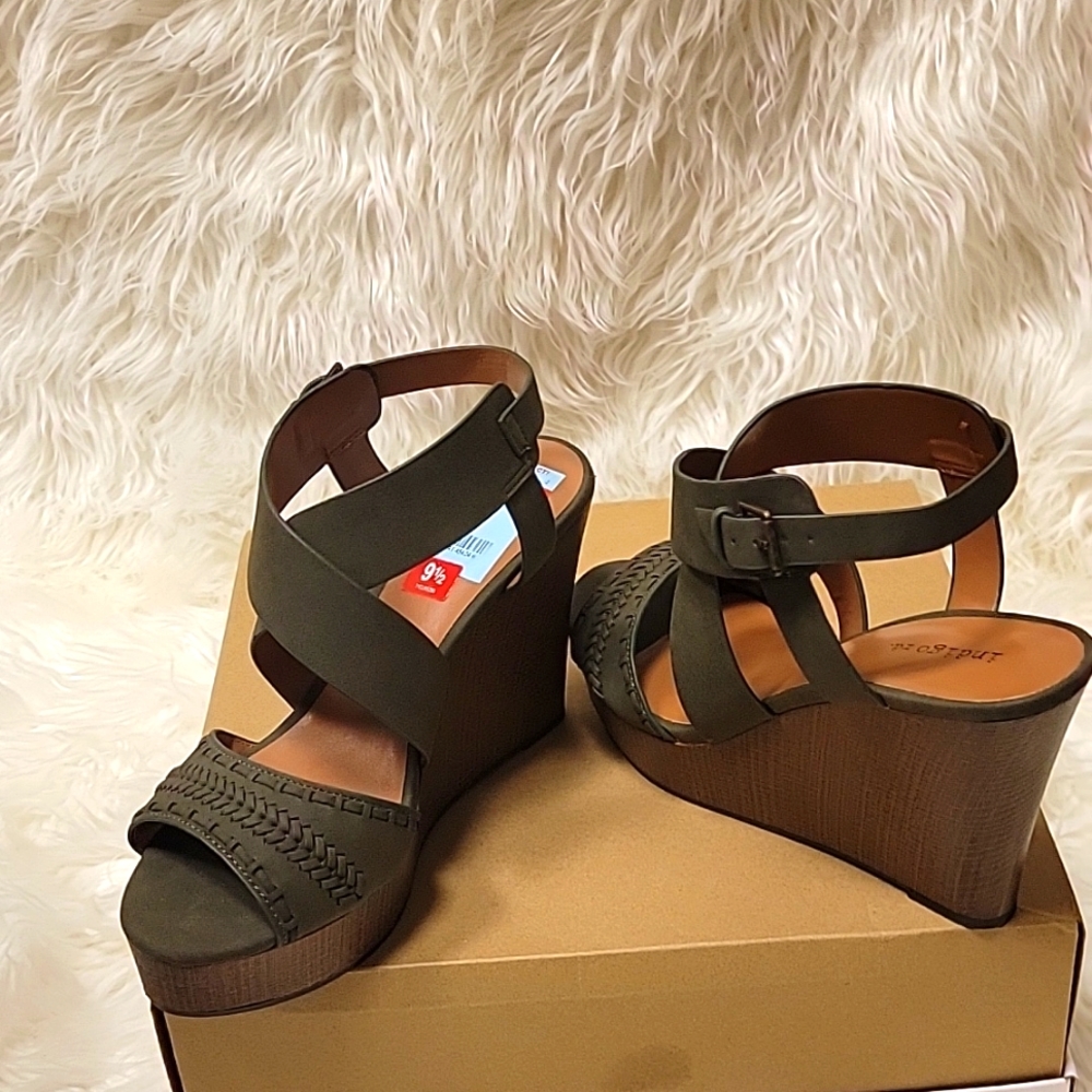 Indigo Road 4" Platform Wedges size 9.5